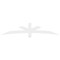 Ekena Millwork Alberta Architectural Grade PVC Gable Bracket, 84"W x 17 1/2"H x 2"D x 4"F, 5/12 Pitch GBP084X18X0204ALB00 - alternate 3